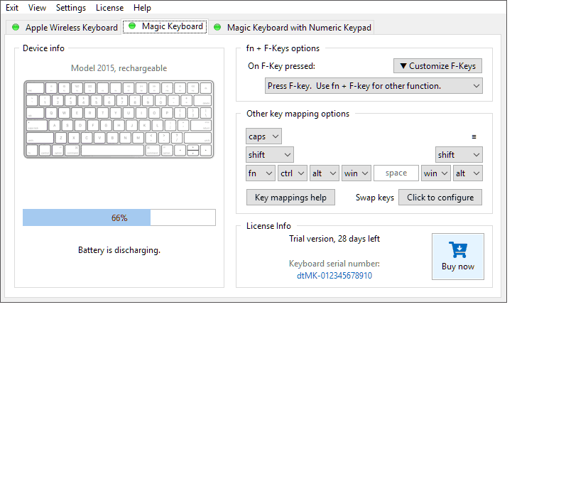 New Keyboard User Interface